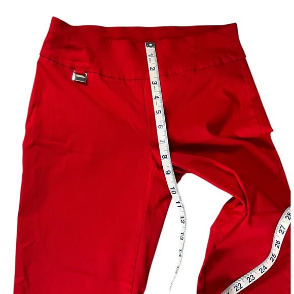 Alfani 4P Red Stretch Cigarette Pants Women’s Petite Casual minimalist style - Picture 4 of 7